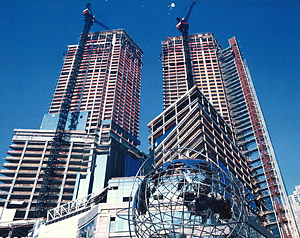 Columbus Circle upwards